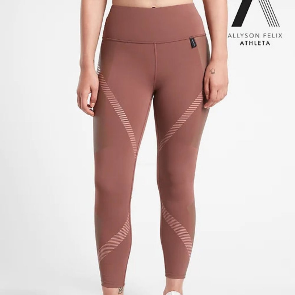 Athleta Legend 7/8 Tight size XS Hearth Rose / Palermo Pink